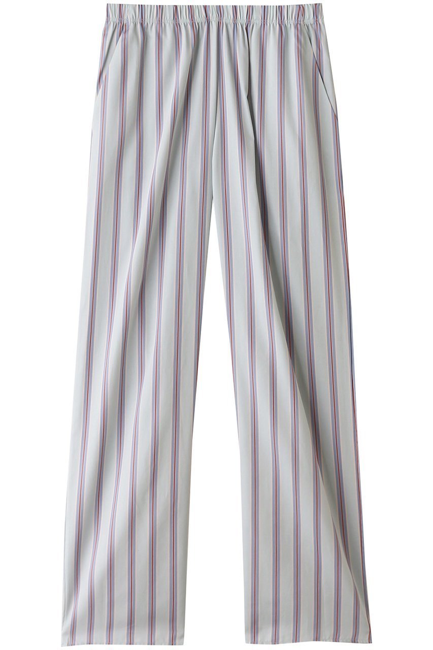 【ハンロ/HANRO】のロングパンツ インテリア・キッズ・メンズ・レディースファッション・服の通販 founy(ファニー) 　ファッション　Fashion　レディースファッション　Fashion for Women　パンツ　Pants & Trousers　カットソー　Cut and Sewn Top　ストライプ　Stripe, Striped Pattern　セットアップ　Set-Up, Coordinated Outfit　パジャマ　Pajamas, Sleepwear　ロング　Long, Long-Length　ストライプ|ID: prp329100004165005 ipo3291000000032832929