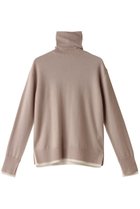 【ベイジ,/BEIGE,】のPOMPE(ポンプ)/ウールカシミヤタートルネックニット Taupe×Ecru|ID: prp329100004165020 ipo3291000000028776658