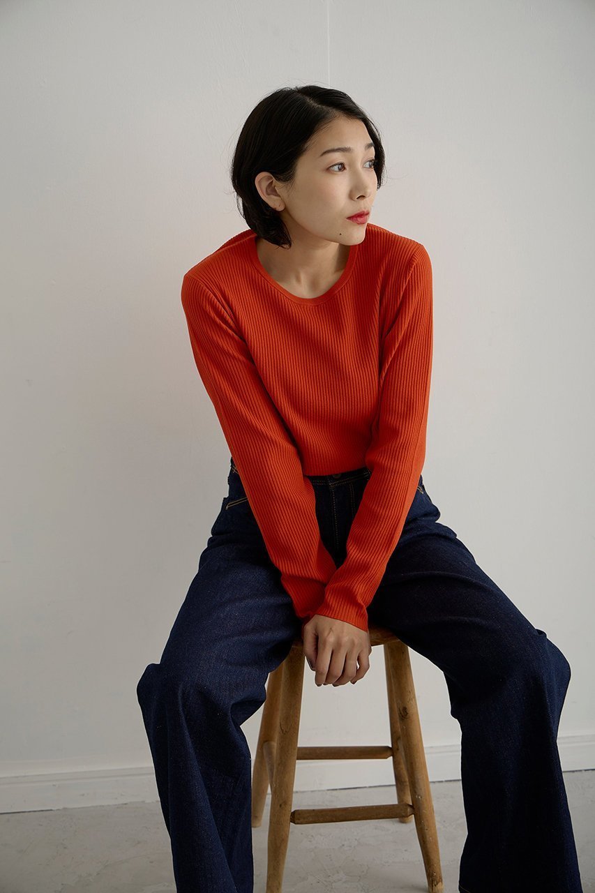 【レリル/lelill】のハイテクリブニット 人気、トレンドファッション・服の通販 founy(ファニー) 　ファッション　Fashion　レディースファッション　Fashion for Women　トップス・カットソー　Cut & Sew Tops　ニット　Knit Tops & Sweaters　カジュアルプルオーバー・ニットトップス　Pullovers & Knit Tops / Casual Pullovers　定番　Standard, Basic Item　other-6|ID: prp329100004165934 ipo3291000000032921835