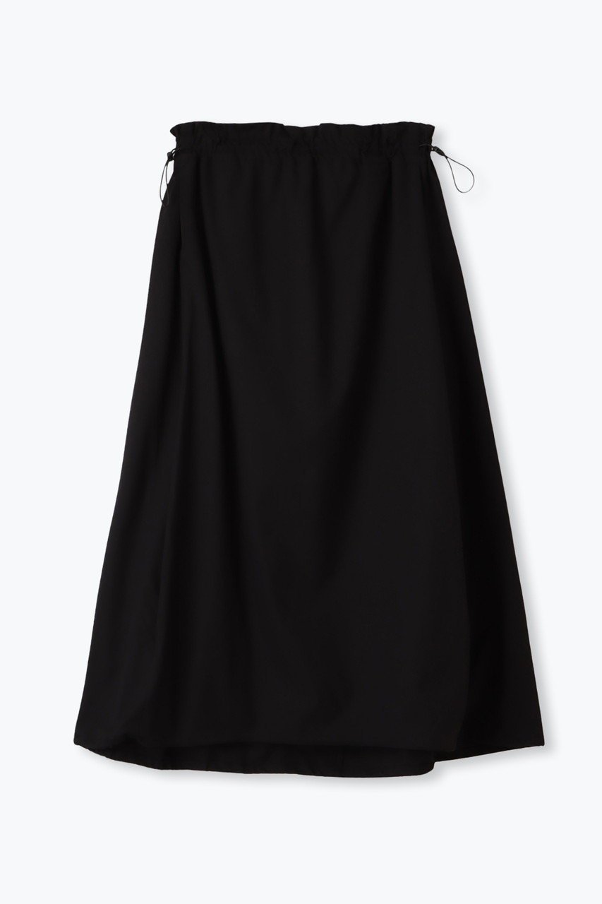 【レリル/lelill】のバルーンフレアーSK インテリア・キッズ・メンズ・レディースファッション・服の通販 founy(ファニー) 　ファッション　Fashion　レディースファッション　Fashion for Women　スカート　Skirts　ドローコード　Drawcord, Drawstring Cord　バルーン　Balloon, Balloon Silhouette　フロント　Front, Front Design　ブラック|ID: prp329100004167083 ipo3291000000032847272