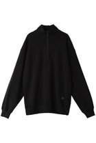 【オブシディアン/OBSIDIAN / MEN】の【MEN】SWEAT HALF ZIP PULLOVER ブラック|ID:prp329100004167085