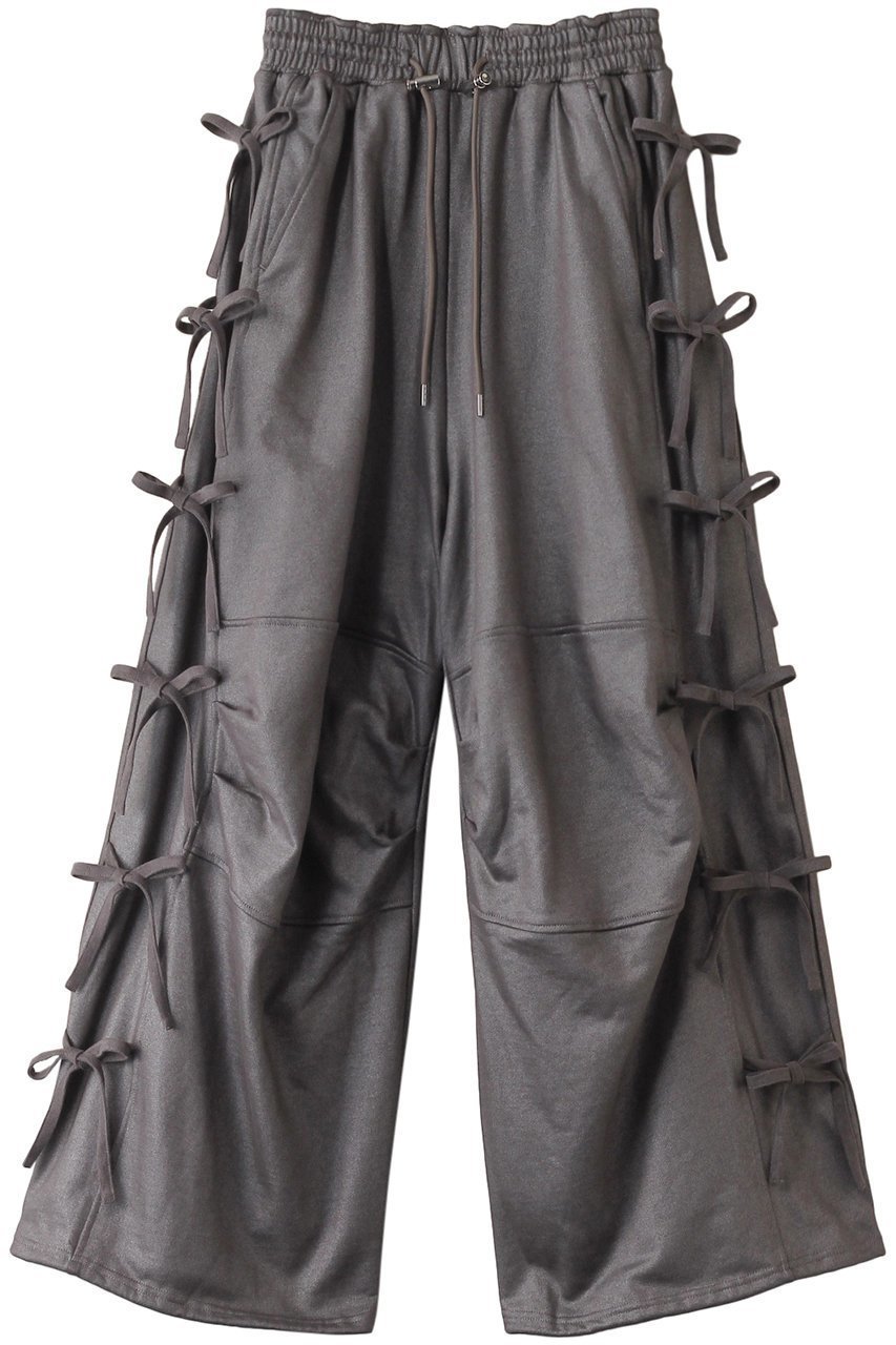 【メゾンスペシャル/MAISON SPECIAL】のSide Ribbon Sweatpants/サイドリボンスウェットパンツ インテリア・キッズ・メンズ・レディースファッション・服の通販 founy(ファニー) 　ファッション　Fashion　レディースファッション　Fashion for Women　パンツ　Pants & Trousers　スウェット / スエット　Sweatshirt, Sweatwear　スピンドル　Spindle, Drawcord　リボン　Ribbon, Bow　ワーク　Workwear, Utility Style　GRY(グレー)|ID: prp329100004167086 ipo3291000000032930553