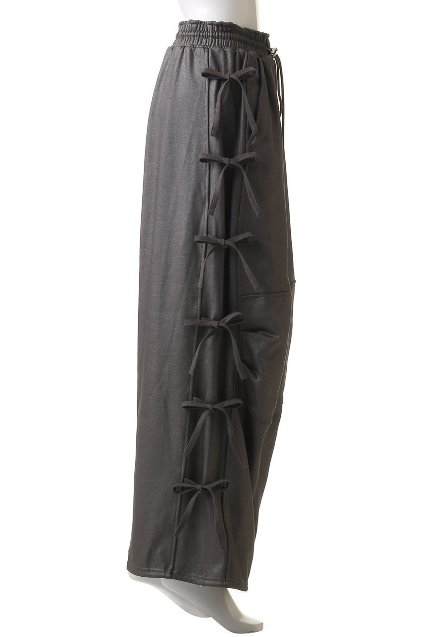 【メゾンスペシャル/MAISON SPECIAL】のSide Ribbon Sweatpants/サイドリボンスウェットパンツ 人気、トレンドファッション・服の通販 founy(ファニー) 　ファッション　Fashion　レディースファッション　Fashion for Women　パンツ　Pants & Trousers　スウェット / スエット　Sweatshirt, Sweatwear　スピンドル　Spindle, Drawcord　リボン　Ribbon, Bow　ワーク　Workwear, Utility Style　other-3|ID: prp329100004167086 ipo3291000000035600391