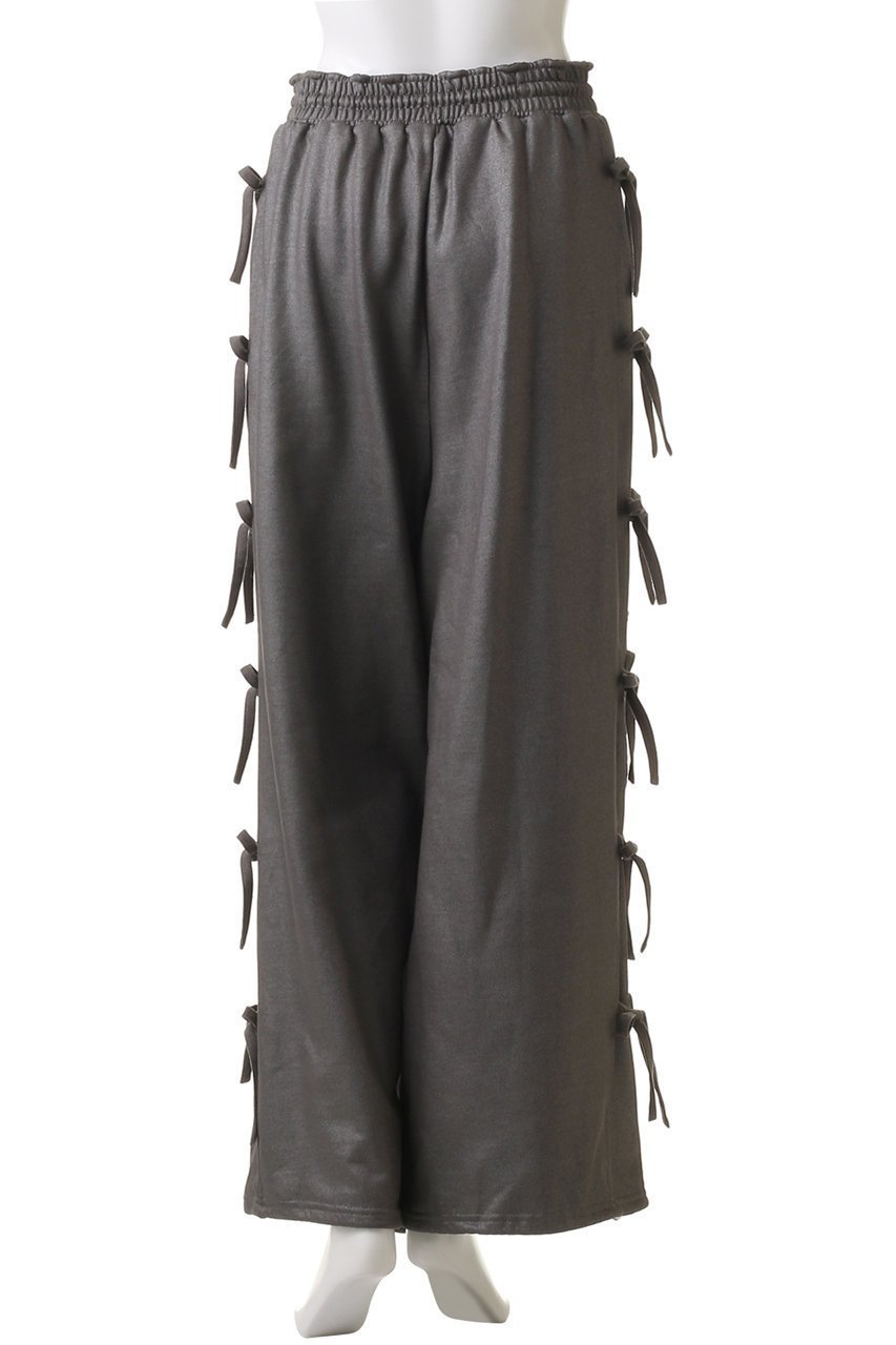 【メゾンスペシャル/MAISON SPECIAL】のSide Ribbon Sweatpants/サイドリボンスウェットパンツ 人気、トレンドファッション・服の通販 founy(ファニー) 　ファッション　Fashion　レディースファッション　Fashion for Women　パンツ　Pants & Trousers　スウェット / スエット　Sweatshirt, Sweatwear　スピンドル　Spindle, Drawcord　リボン　Ribbon, Bow　ワーク　Workwear, Utility Style　other-4|ID: prp329100004167086 ipo3291000000035600393