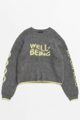 【メゾンスペシャル/MAISON SPECIAL】のWELLBEING Logo Jacquard Knit Sweater/WELLBEINGロゴジャガードニット 人気、トレンドファッション・服の通販 founy(ファニー) ファッション Fashion レディースファッション WOMEN トップス・カットソー Tops/Tshirt ニット Knit Tops パーカ Sweats プルオーバー Pullover スウェット Sweat NEW・新作・新着・新入荷 New Arrivals |ID:prp329100004167087