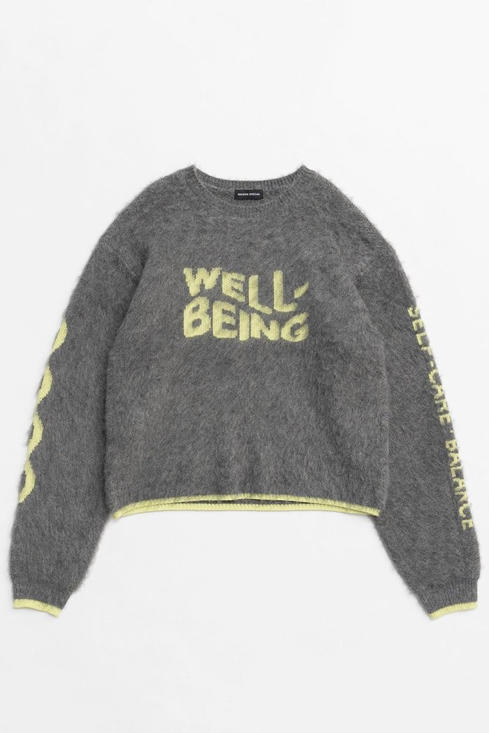 【メゾンスペシャル/MAISON SPECIAL】のWELLBEING Logo Jacquard Knit Sweater/WELLBEINGロゴジャガードニット インテリア・キッズ・メンズ・レディースファッション・服の通販 founy(ファニー) https://founy.com/ ファッション Fashion レディースファッション Fashion for Women トップス・カットソー Cut & Sew Tops ニット Knit Tops & Sweaters レディースパーカー・カジュアルフーディー Casual Hoodies & Sweatshirts カジュアルプルオーバー・ニットトップス Pullovers & Knit Tops / Casual Pullovers スウェット・クルーネックトップス Sweatshirts & Crewnecks / Relaxed Fit Sweat Tops |ID: prp329100004167087 ipo3291000000035066946