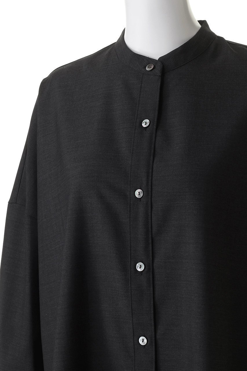 【ミズイロ インド/mizuiro ind】のT/W stand collar shirt tunic チュニック 人気、トレンドファッション・服の通販 founy(ファニー) 　ファッション　Fashion　レディースファッション　Fashion for Women　ワンピース　Dresses　チュニック　Tunic Tops & Dresses　シンプル　Simple, Minimal　スタンド　Stand Collar, Upright Stand　スリット　Slit, Slit Detail　チュニック　Tunic, Long Top　トレンド　Trend, Trending Now　ビッグ　Big, Oversized　ボトム　Bottoms, Lower Wear　other-5|ID: prp329100004167096 ipo3291000000032922795