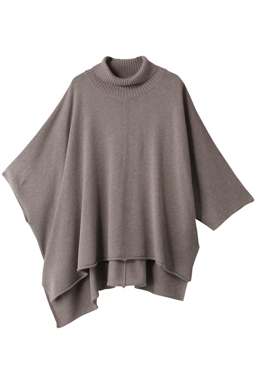 【ミズイロ インド/mizuiro ind】のponcho like high neck P/O プルオーバー 人気、トレンドファッション・服の通販 founy(ファニー) 　ファッション　Fashion　レディースファッション　WOMEN　トップス・カットソー　Tops/Tshirt　ニット　Knit Tops　プルオーバー　Pullover　アシンメトリー　Asymmetry　シンプル　Simple　ハイネック　High Neck　ポンチョ　Poncho　 other-1|ID: prp329100004167097 ipo3291000000028813483