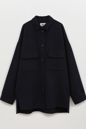 【ハー/HER.】のWOOLリバーシャツジャケット 人気、トレンドファッション・服の通販 founy(ファニー) ファッション Fashion レディースファッション WOMEN アウター Coat Outerwear ジャケット Jackets ジャケット Jacket 軽量 Lightweight |ID:prp329100004168295