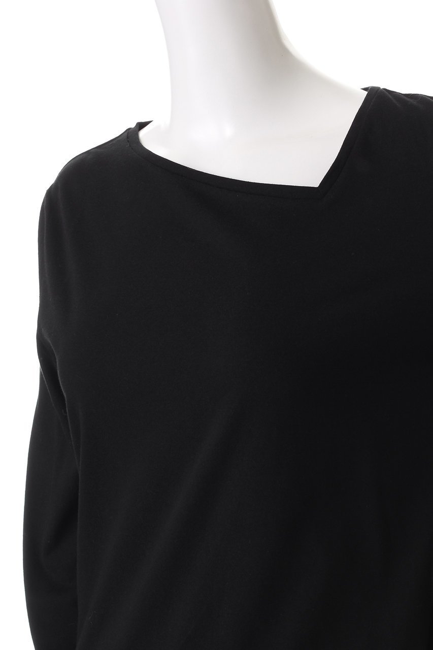 【ハー/HER.】のアシメネックカットソー 人気、トレンドファッション・服の通販 founy(ファニー) 　ファッション　Fashion　レディースファッション　Fashion for Women　トップス・カットソー　Cut & Sew Tops　シャツ・ブラウス・オフィスカジュアル　Elegant Blouses & Button-Ups　ロングTシャツ・Tシャツ　Longline T-Shirts & Tees　カットソー・ベーシックTシャツ　Cut-and-Sewn Tops / Stretch Tees & Basics　アシンメトリー　Asymmetrical Style　カットソー　Cut and Sewn Top　スリーブ　Sleeve, Long Sleeve / Short Sleeve　ロング　Long, Long-Length　夏　Summer　other-5|ID: prp329100004168309 ipo3291000000032894367