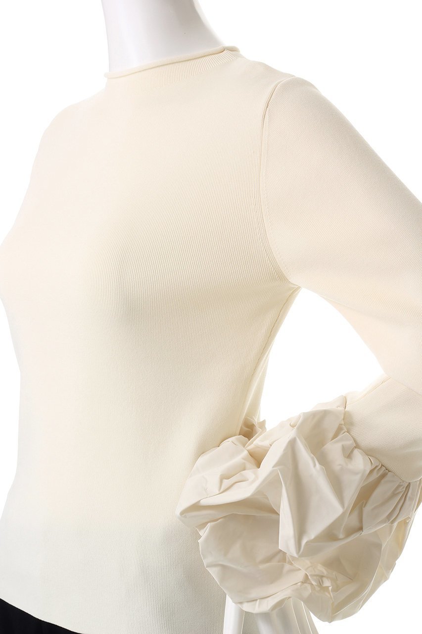 【ハー/HER.】のボリュームスリーブニットトップス 人気、トレンドファッション・服の通販 founy(ファニー) 　ファッション　Fashion　レディースファッション　Fashion for Women　トップス・カットソー　Cut & Sew Tops　ニット　Knit Tops & Sweaters　カジュアルプルオーバー・ニットトップス　Pullovers & Knit Tops / Casual Pullovers　ボリューム袖・フリルスリーブブラウス　Voluminous & Ruffle Sleeves / Puffy Sleeve Tops　ギャザー　Gathered, Ruffled　デニム　Denim, Jeans Material　ベーシック　Basic, Essential　ランダム　Random, Irregular　other-5|ID: prp329100004168312 ipo3291000000036531033