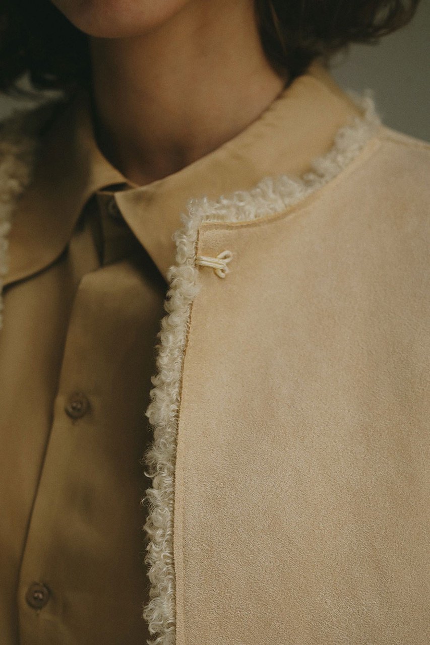 【ハー/HER.】のフェイクファーべスト 人気、トレンドファッション・服の通販 founy(ファニー) 　ファッション　Fashion　レディースファッション　Fashion for Women　アウター　Coat / Outerwear Collection　レディースジャケット・軽アウター　Jackets　サテン　Satin, Glossy Fabric　シンプル　Simple, Minimal　ジャケット　Jacket, Outerwear　トレンド　Trend, Trending Now　ドレス　Dress, One-Piece　フェイクファー　Faux Fur, Imitation Fur　ベスト　Vest, Waistcoat　レギンス　Leggings, Stretch Pants　A/W・秋冬　Autumn/Winter　other-7|ID: prp329100004168321 ipo3291000000035491301