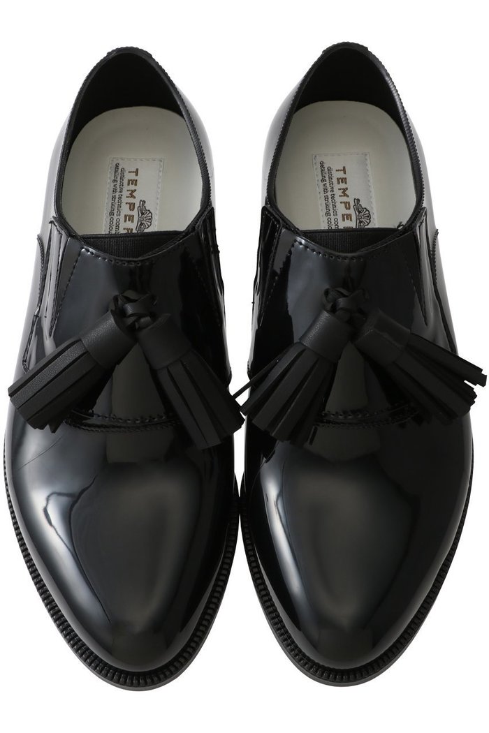 【テンパレイト/TEMPERATE】のORLAND タッセル オックスフォードシューズ(レイン対応) インテリア・キッズ・メンズ・レディースファッション・服の通販 founy(ファニー) https://founy.com/ ファッション Fashion レディースファッション Fashion for Women おすすめ Recommended / Our Picks インソール Shoe Insole エナメル Patent Leather シューズ Shoes, Footwear スリット Slit, Slit Detail ソックス Socks, Hosiery タッセル Tassel, Fringe フィット Fit, Slim Fit ラバー Rubber, Rubber Sole レイン Rain, Rainproof |ID: prp329100004168332 ipo3291000000034953428