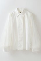 【ハー/HER.】のチュールドッキングブラウス 人気、トレンドファッション・服の通販 founy(ファニー) ファッション Fashion レディースファッション WOMEN トップス・カットソー Tops/Tshirt シャツ/ブラウス Shirts/Blouses おすすめ Recommend スリーブ Sleeve チュール Tulle ボトム Bottom ロング Long NEW・新作・新着・新入荷 New Arrivals thumbnail オフホワイト|ID: prp329100004168343 ipo3291000000028831338