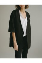 【ハー/HER.】のノーカラージャケット 人気、トレンドファッション・服の通販 founy(ファニー) ファッション Fashion レディースファッション WOMEN アウター Coat Outerwear ジャケット Jackets ノーカラージャケット No Collar Leather Jackets カーディガン Cardigan ジャケット Jacket セットアップ Set Up リネン Linen NEW・新作・新着・新入荷 New Arrivals thumbnail ブラック|ID: prp329100004168367 ipo3291000000028831409