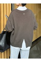 【ガリャルダガランテ/GALLARDAGALANTE】の【MANAKA企画】バックスリットVニット 人気、トレンドファッション・服の通販 founy(ファニー) ファッション Fashion レディースファッション WOMEN トップス・カットソー Tops/Tshirt ニット Knit Tops プルオーバー Pullover コンパクト Compact シンプル Simple ストレート Straight スリット Slit NEW・新作・新着・新入荷 New Arrivals |ID:prp329100004169740