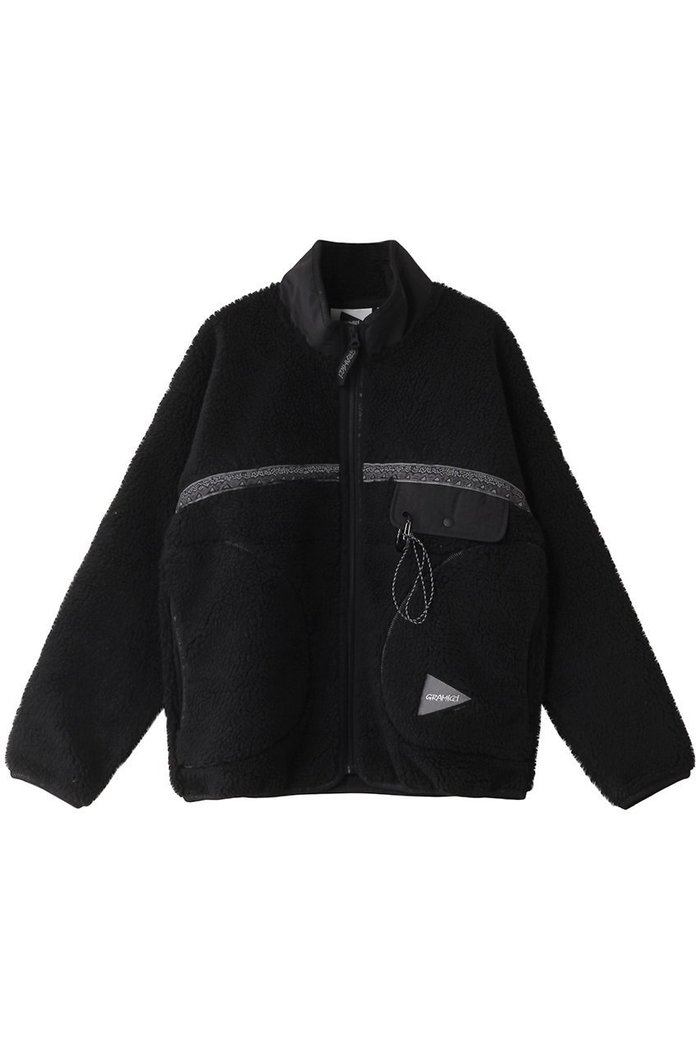 【アンドワンダー/and wander】の【UNISEX】【and wander×gramicci】JQ tape fleece jacket インテリア・キッズ・メンズ・レディースファッション・服の通販 founy(ファニー) https://founy.com/ ファッション Fashion レディースファッション Fashion for Women アウター Coat / Outerwear Collection レディースジャケット・軽アウター Jackets ユニセックス Unisex, Genderless コラボ Collaboration, Collab ジャケット Jacket, Outerwear ポケット Pocket, Pocket Detail 今季 This Season, Current Season 定番 Standard, Basic Item A/W・秋冬 Autumn/Winter |ID: prp329100004169743 ipo3291000000032947498