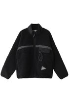 【アンドワンダー/and wander】の【UNISEX】【and wander×gramicci】JQ tape fleece jacket ブラック|ID: prp329100004169743 ipo3291000000032947505