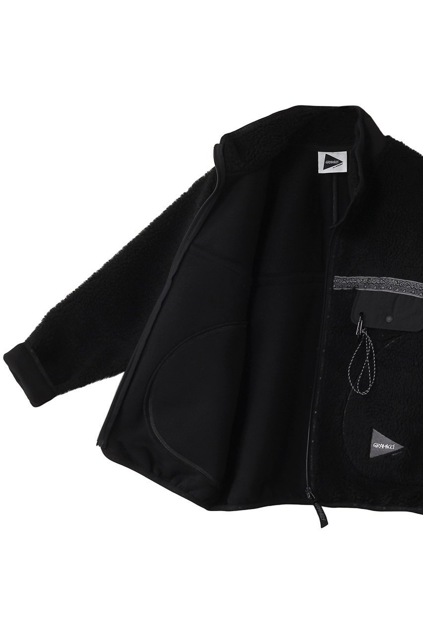 【アンドワンダー/and wander】の【UNISEX】【and wander×gramicci】JQ tape fleece jacket 人気、トレンドファッション・服の通販 founy(ファニー) 　ファッション　Fashion　レディースファッション　Fashion for Women　アウター　Coat / Outerwear Collection　レディースジャケット・軽アウター　Jackets　ユニセックス　Unisex, Genderless　コラボ　Collaboration, Collab　ジャケット　Jacket, Outerwear　ポケット　Pocket, Pocket Detail　今季　This Season, Current Season　定番　Standard, Basic Item　A/W・秋冬　Autumn/Winter　other-6|ID: prp329100004169743 ipo3291000000032947546
