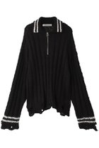 【プランク プロジェクト/PRANK PROJECT】のポロネックニット/Polo Neck Knit BLK(ブラック)|ID:prp329100004169777