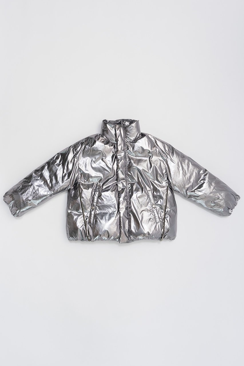 【プランク プロジェクト/PRANK PROJECT】のリバーシブルパッファージャケット / Reversible Puffer Jacket 人気、トレンドファッション・服の通販 founy(ファニー) 　ファッション　Fashion　レディースファッション　WOMEN　アウター　Coat Outerwear　ジャケット　Jackets　ギャザー　Gather　ジャケット　Jacket　タフタ　Taffeta　チュール　Tulle　バランス　Balance　フロント　Front　リバーシブル　Reversible　other-2|ID: prp329100004169780 ipo3291000000031395264