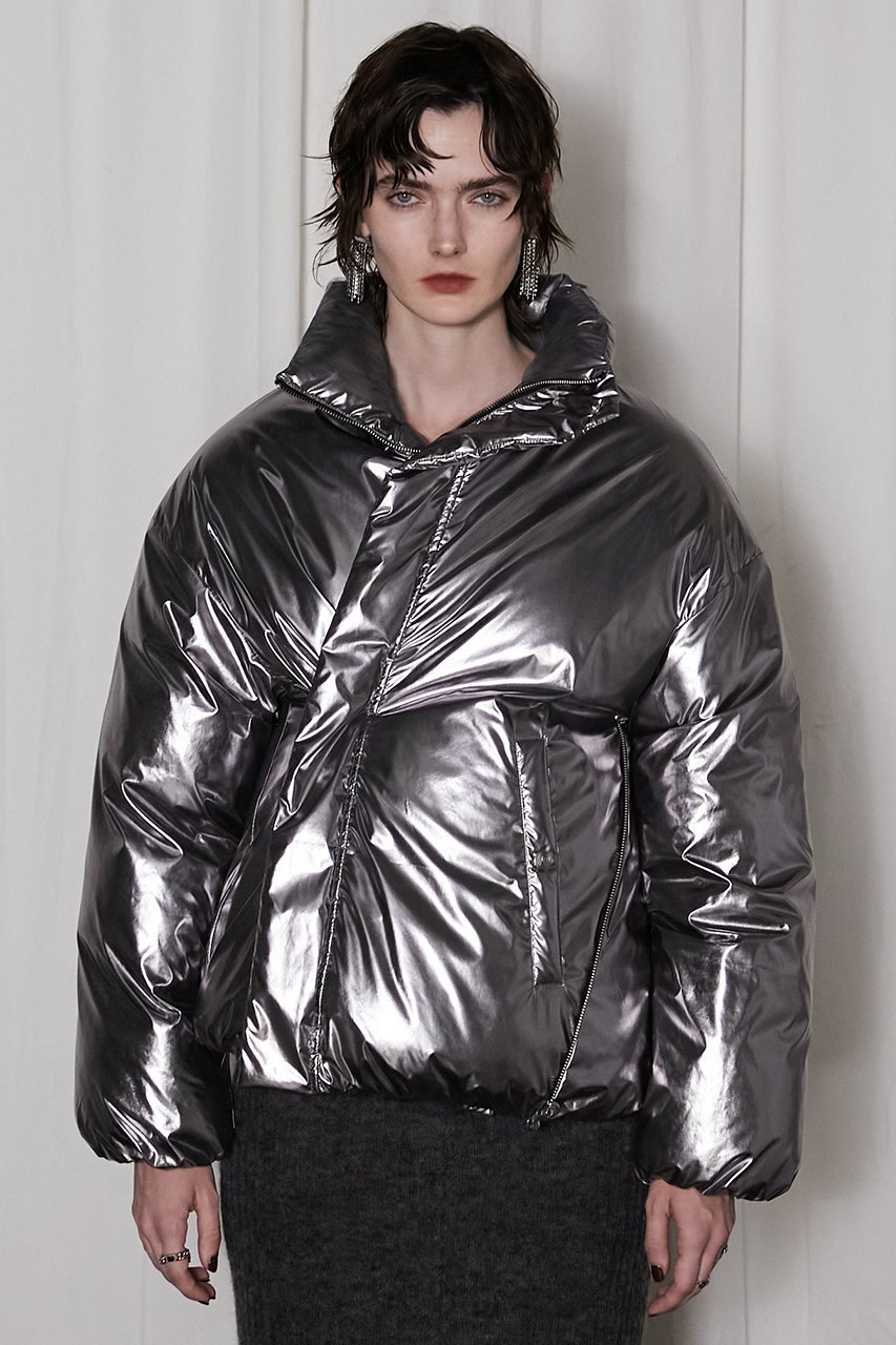 【プランク プロジェクト/PRANK PROJECT】のリバーシブルパッファージャケット / Reversible Puffer Jacket 人気、トレンドファッション・服の通販 founy(ファニー) 　ファッション　Fashion　レディースファッション　WOMEN　アウター　Coat Outerwear　ジャケット　Jackets　ギャザー　Gather　ジャケット　Jacket　タフタ　Taffeta　チュール　Tulle　バランス　Balance　フロント　Front　リバーシブル　Reversible　other-3|ID: prp329100004169780 ipo3291000000031395266