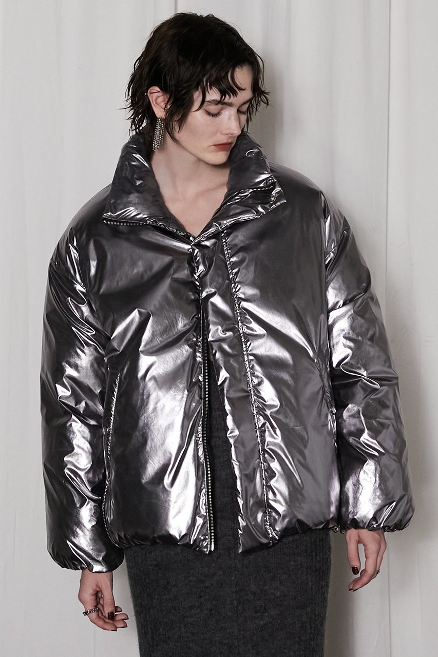 【プランク プロジェクト/PRANK PROJECT】のリバーシブルパッファージャケット / Reversible Puffer Jacket 人気、トレンドファッション・服の通販 founy(ファニー) 　ファッション　Fashion　レディースファッション　WOMEN　アウター　Coat Outerwear　ジャケット　Jackets　ギャザー　Gather　ジャケット　Jacket　タフタ　Taffeta　チュール　Tulle　バランス　Balance　フロント　Front　リバーシブル　Reversible　other-7|ID: prp329100004169780 ipo3291000000031395274