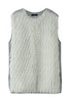 【アルアバイル/allureville】のJQフェイクファーコンビニットジレ 人気、トレンドファッション・服の通販 founy(ファニー) ファッション Fashion レディースファッション Fashion for Women アウター Coat / Outerwear Collection レディースジャケット・軽アウター Jackets インナー Innerwear ジャカード/ジャガード Jacquard, Woven Pattern ジャケット Jacket, Outerwear フェイクファー Faux Fur, Imitation Fur ベスト Vest, Waistcoat 再入荷 Restock / Back in Stock thumbnail ミントグリーン|ID: prp329100004169784 ipo3291000000035054596