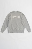 【プランク プロジェクト/PRANK PROJECT】のクラックロゴダメージスウェット/Crack Logo Damaged Sweatshirt GRY(グレー)|ID:prp329100004169793