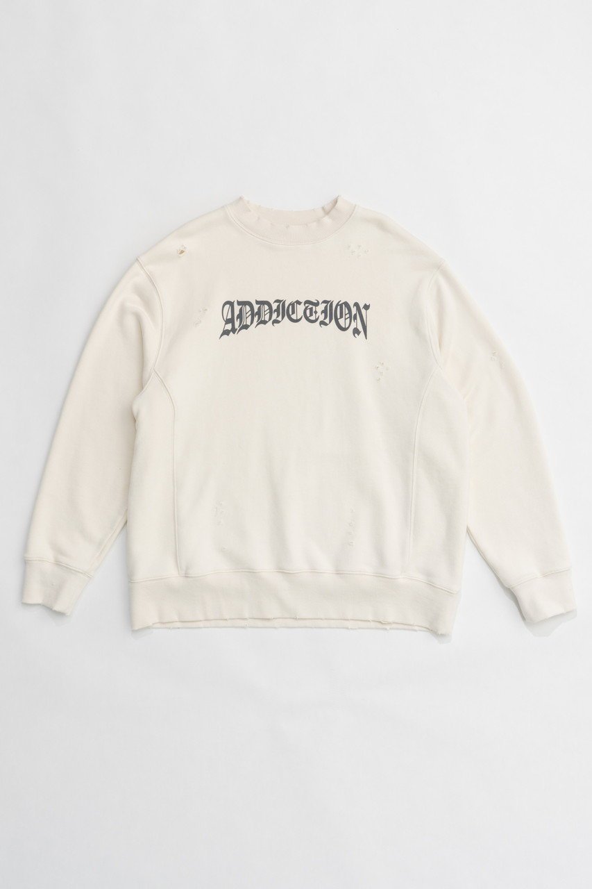 【プランク プロジェクト/PRANK PROJECT】のクラックロゴダメージスウェット/Crack Logo Damaged Sweatshirt インテリア・キッズ・メンズ・レディースファッション・服の通販 founy(ファニー) 　ファッション　Fashion　レディースファッション　WOMEN　トップス・カットソー　Tops/Tshirt　シャツ/ブラウス　Shirts/Blouses　パーカ　Sweats　ロング / Tシャツ　T-Shirts　スウェット　Sweat　カットソー　Cut and Sewn　クラッシュ　Crash　ダメージ　Damage　プリント　Print　NEW・新作・新着・新入荷　New Arrivals　WHT(ホワイト)|ID: prp329100004169793 ipo3291000000028850565