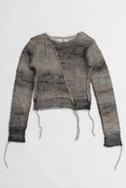 【プランク プロジェクト/PRANK PROJECT】のモヘヤカスリリバーシブルニットトップ/Mohair Blur Reversible Knit Top 人気、トレンドファッション・服の通販 founy(ファニー) ファッション Fashion レディースファッション WOMEN トップス・カットソー Tops/Tshirt ニット Knit Tops プルオーバー Pullover インナー Inner コンパクト Compact ジャケット Jacket ボーダー Border モヘア Mohair リバーシブル Reversible NEW・新作・新着・新入荷 New Arrivals 無地 Plain Color thumbnail BLK(ブラック)|ID: prp329100004169795 ipo3291000000028850571