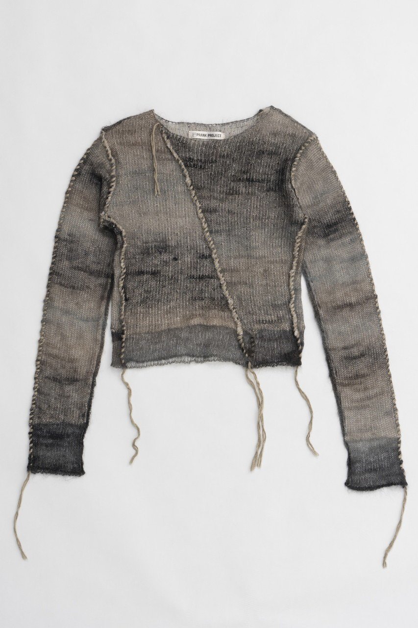 【プランク プロジェクト/PRANK PROJECT】のモヘヤカスリリバーシブルニットトップ/Mohair Blur Reversible Knit Top インテリア・キッズ・メンズ・レディースファッション・服の通販 founy(ファニー) 　ファッション　Fashion　レディースファッション　WOMEN　トップス・カットソー　Tops/Tshirt　ニット　Knit Tops　プルオーバー　Pullover　インナー　Inner　コンパクト　Compact　ジャケット　Jacket　ボーダー　Border　モヘア　Mohair　リバーシブル　Reversible　NEW・新作・新着・新入荷　New Arrivals　無地　Plain Color　BLK(ブラック)|ID: prp329100004169795 ipo3291000000028850571