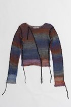 【プランク プロジェクト/PRANK PROJECT】のモヘヤカスリリバーシブルニットトップ/Mohair Blur Reversible Knit Top 人気、トレンドファッション・服の通販 founy(ファニー) ファッション Fashion レディースファッション WOMEN トップス・カットソー Tops/Tshirt ニット Knit Tops プルオーバー Pullover インナー Inner コンパクト Compact ジャケット Jacket ボーダー Border モヘア Mohair リバーシブル Reversible NEW・新作・新着・新入荷 New Arrivals 無地 Plain Color thumbnail BLU(ブルー)|ID: prp329100004169795 ipo3291000000028850572