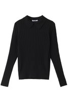 【スローン/SLOANE】の18Gワイドリブ ウール×シルク スキッパープルオーバー 人気、トレンドファッション・服の通販 founy(ファニー) ファッション Fashion レディースファッション Fashion for Women トップス・カットソー Cut & Sew Tops ニット Knit Tops & Sweaters カジュアルプルオーバー・ニットトップス Pullovers & Knit Tops / Casual Pullovers シルク Silk, 100% Silk スキッパー Skipper, Open Collar ワイドリブ Wide Rib, Wide Ribbed Knit |ID:prp329100004169797