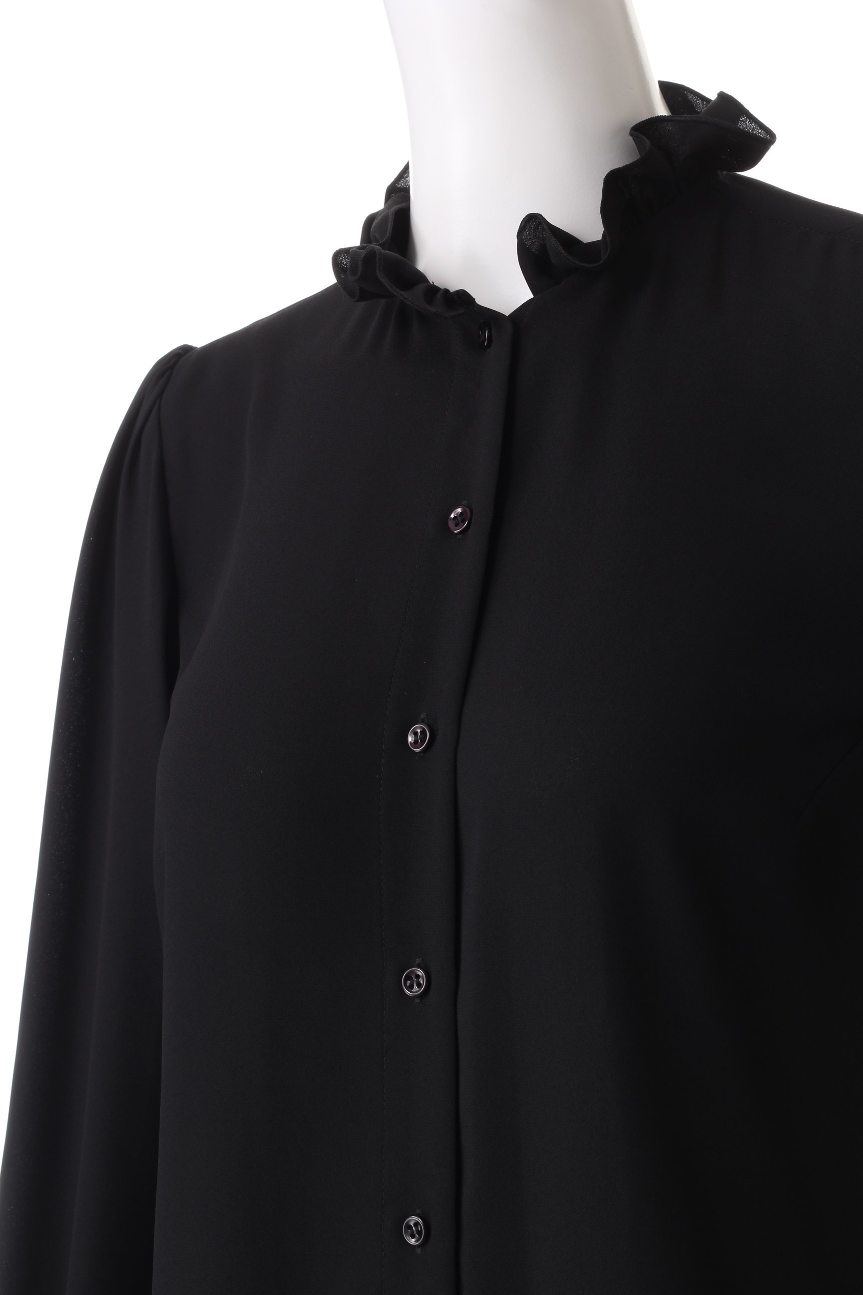 【デザイン ワークス/DESIGN WORKS】のバックサテンアムンゼンブラウス 人気、トレンドファッション・服の通販 founy(ファニー) 　ファッション　Fashion　レディースファッション　Fashion for Women　トップス・カットソー　Cut & Sew Tops　シャツ・ブラウス・オフィスカジュアル　Elegant Blouses & Button-Ups　バッグ　Bags　おすすめ　Recommended / Our Picks　エレガント 上品　Elegant　ジャケット　Jacket, Outerwear　スリーブ　Sleeve, Long Sleeve / Short Sleeve　デニム　Denim, Jeans Material　ファブリック　Fabric, Textile　フリル　Frill, Ruffle　ロング　Long, Long-Length　other-5|ID: prp329100004169816 ipo3291000000032865834
