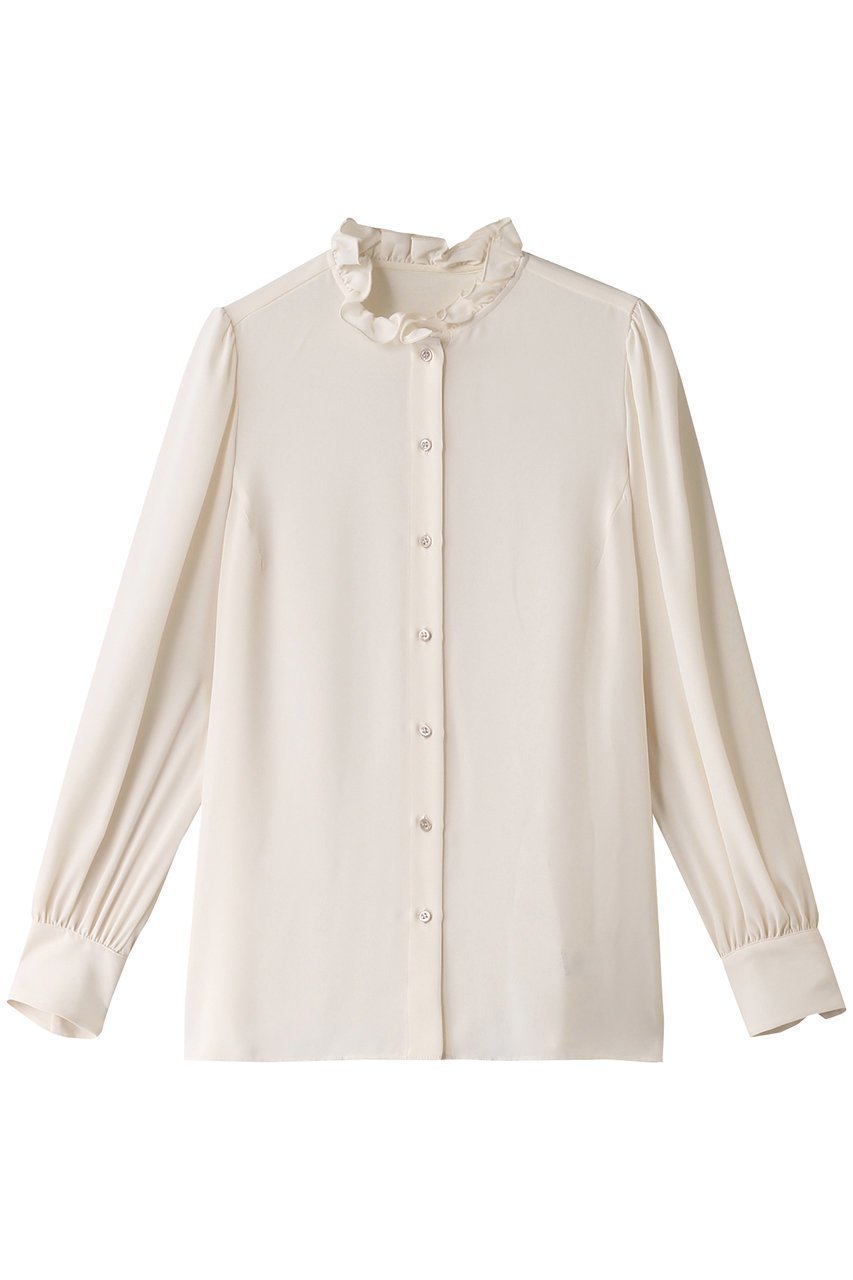 【デザイン ワークス/DESIGN WORKS】のバックサテンアムンゼンブラウス 人気、トレンドファッション・服の通販 founy(ファニー) 　ファッション　Fashion　レディースファッション　Fashion for Women　トップス・カットソー　Cut & Sew Tops　シャツ・ブラウス・オフィスカジュアル　Elegant Blouses & Button-Ups　バッグ　Bags　おすすめ　Recommended / Our Picks　エレガント 上品　Elegant　ジャケット　Jacket, Outerwear　スリーブ　Sleeve, Long Sleeve / Short Sleeve　デニム　Denim, Jeans Material　ファブリック　Fabric, Textile　フリル　Frill, Ruffle　ロング　Long, Long-Length　 other-1|ID: prp329100004169816 ipo3291000000034955551