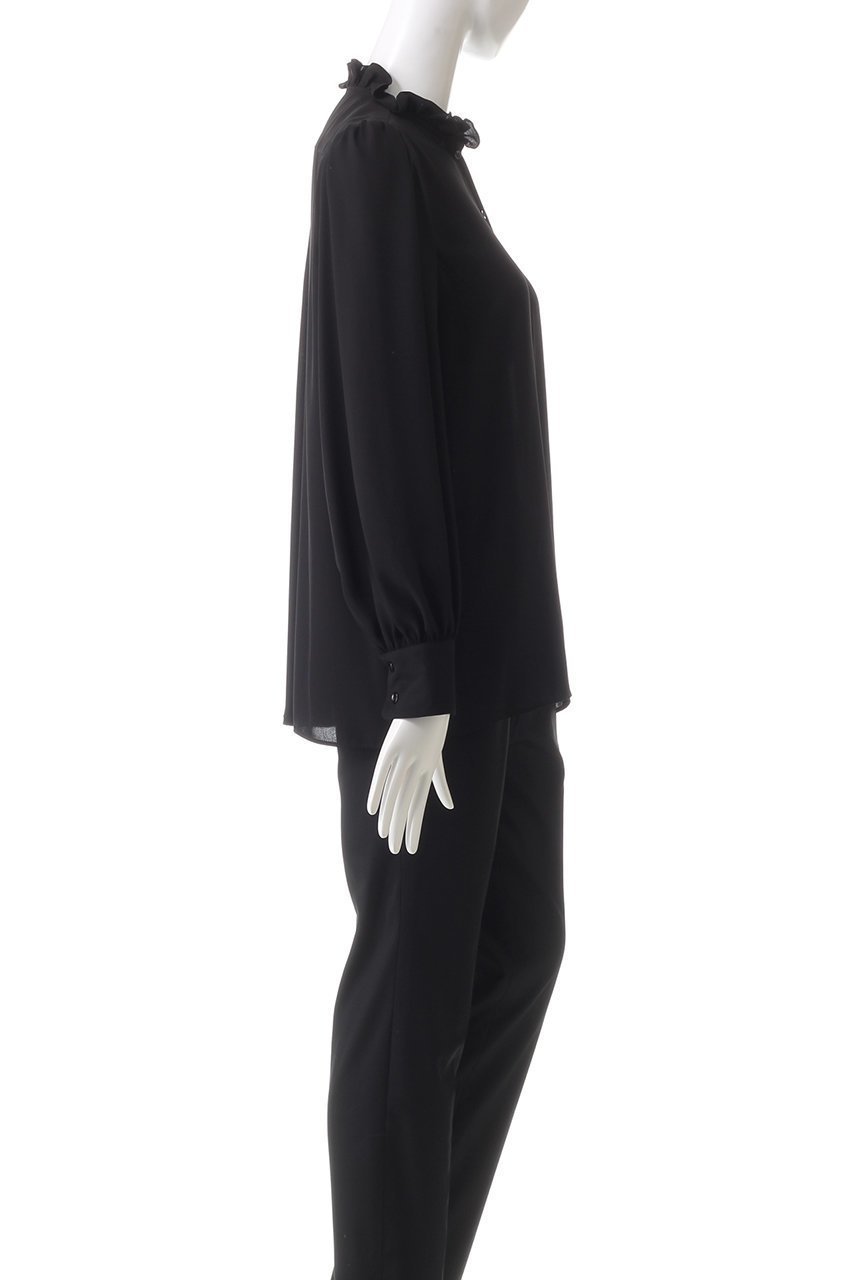 【デザイン ワークス/DESIGN WORKS】のバックサテンアムンゼンブラウス 人気、トレンドファッション・服の通販 founy(ファニー) 　ファッション　Fashion　レディースファッション　Fashion for Women　トップス・カットソー　Cut & Sew Tops　シャツ・ブラウス・オフィスカジュアル　Elegant Blouses & Button-Ups　バッグ　Bags　おすすめ　Recommended / Our Picks　エレガント 上品　Elegant　ジャケット　Jacket, Outerwear　スリーブ　Sleeve, Long Sleeve / Short Sleeve　デニム　Denim, Jeans Material　ファブリック　Fabric, Textile　フリル　Frill, Ruffle　ロング　Long, Long-Length　other-3|ID: prp329100004169816 ipo3291000000034955560