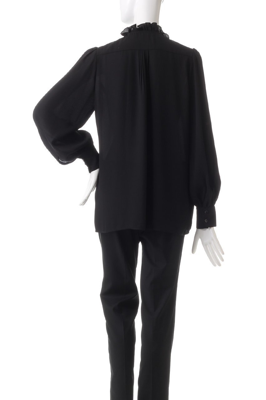 【デザイン ワークス/DESIGN WORKS】のバックサテンアムンゼンブラウス 人気、トレンドファッション・服の通販 founy(ファニー) 　ファッション　Fashion　レディースファッション　Fashion for Women　トップス・カットソー　Cut & Sew Tops　シャツ・ブラウス・オフィスカジュアル　Elegant Blouses & Button-Ups　バッグ　Bags　おすすめ　Recommended / Our Picks　エレガント 上品　Elegant　ジャケット　Jacket, Outerwear　スリーブ　Sleeve, Long Sleeve / Short Sleeve　デニム　Denim, Jeans Material　ファブリック　Fabric, Textile　フリル　Frill, Ruffle　ロング　Long, Long-Length　other-4|ID: prp329100004169816 ipo3291000000034955561