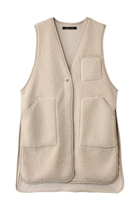 【ミズイロ インド/mizuiro ind】のboa long vest ベスト 人気、トレンドファッション・服の通販 founy(ファニー) ファッション Fashion レディースファッション WOMEN アウター Coat Outerwear ジャケット Jackets インナー Inner ジャケット Jacket スリット Slit パイピング Piping ベスト Vest ポケット Pocket モコモコ Fluffy モッズコート Mod Coat ライナー Liner 冬 Winter NEW・新作・新着・新入荷 New Arrivals 秋 Autumn/Fall |ID:prp329100004169824