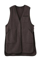 【ミズイロ インド/mizuiro ind】のboa long vest ベスト brown|ID:prp329100004169824