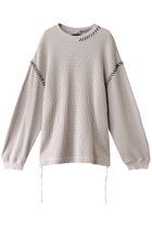 【メゾンスペシャル/MAISON SPECIAL】の【UNISEX】オニワッフルダメージロングスリーブプルオーバー G.BGE(グレーベージュ)|ID: prp329100004169827 ipo3291000000032894887