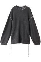 【メゾンスペシャル/MAISON SPECIAL】の【UNISEX】オニワッフルダメージロングスリーブプルオーバー C.GRY(チャコールグレー)|ID: prp329100004169827 ipo3291000000032894896