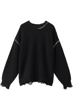 【メゾンスペシャル/MAISON SPECIAL】 【UNISEX】クルーネックダメージニット人気、トレンドファッション・服の通販 founy(ファニー) ファッション Fashion レディースファッション WOMEN トップス・カットソー Tops/Tshirt ニット Knit Tops プルオーバー Pullover ユニセックス Unisex おすすめ Recommend ダメージ Damage ハンド Hand NEW・新作・新着・新入荷 New Arrivals |ID:prp329100004169830