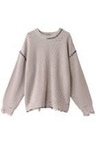 【メゾンスペシャル/MAISON SPECIAL】の【UNISEX】クルーネックダメージニット 人気、トレンドファッション・服の通販 founy(ファニー) ファッション Fashion レディースファッション WOMEN トップス・カットソー Tops/Tshirt ニット Knit Tops プルオーバー Pullover ユニセックス Unisex おすすめ Recommend ダメージ Damage ハンド Hand NEW・新作・新着・新入荷 New Arrivals thumbnail G.BGE(グレーベージュ)|ID: prp329100004169830 ipo3291000000028850693