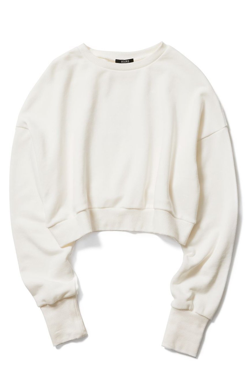 【アロー/aLORS】の【10/6 10:00販売開始】Sweat-shirt Sardina 人気、トレンドファッション・服の通販 founy(ファニー) 　ファッション　Fashion　レディースファッション　WOMEN　トップス・カットソー　Tops/Tshirt　シャツ/ブラウス　Shirts/Blouses　パーカ　Sweats　ロング / Tシャツ　T-Shirts　スウェット　Sweat　カットソー　Cut and Sewn　エレガント 上品　Elegant　コレクション　Collection　スウェット　Sweat　今季　This Season　 other-1|ID: prp329100004171535 ipo3291000000028870953