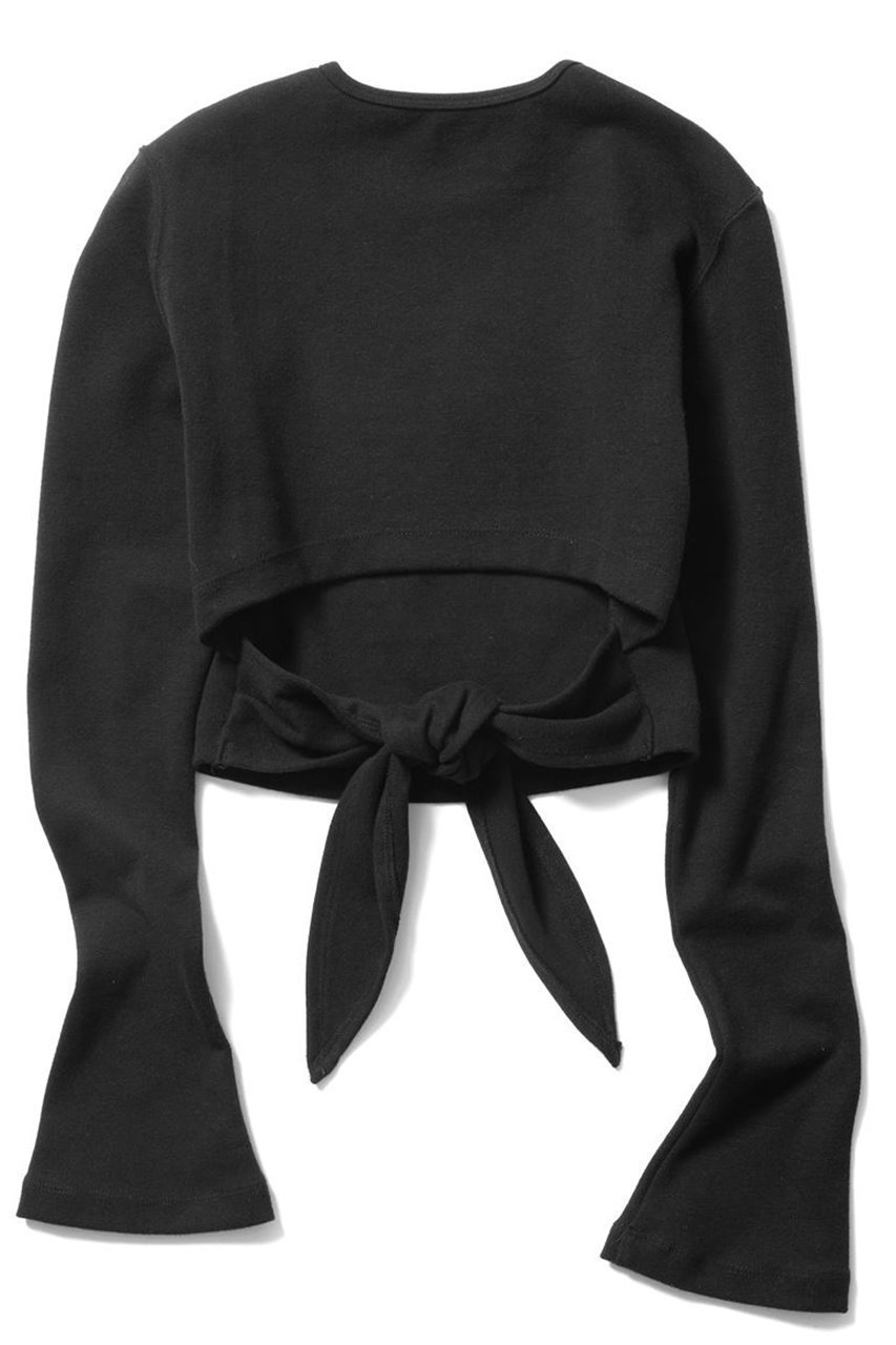 【アロー/aLORS】のHaut court ouvert au dos Ondine 人気、トレンドファッション・服の通販 founy(ファニー) 　ファッション　Fashion　レディースファッション　WOMEN　トップス・カットソー　Tops/Tshirt　シャツ/ブラウス　Shirts/Blouses　ロング / Tシャツ　T-Shirts　カットソー　Cut and Sewn　スリーブ　Sleeve　ドット　Dot　フィット　Fit　リボン　Ribbon　ロング　Long　other-2|ID: prp329100004171536 ipo3291000000031369462