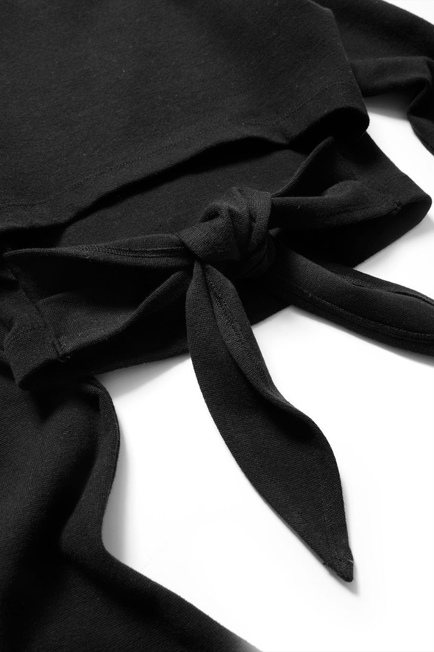 【アロー/aLORS】のHaut court ouvert au dos Ondine 人気、トレンドファッション・服の通販 founy(ファニー) 　ファッション　Fashion　レディースファッション　WOMEN　トップス・カットソー　Tops/Tshirt　シャツ/ブラウス　Shirts/Blouses　ロング / Tシャツ　T-Shirts　カットソー　Cut and Sewn　スリーブ　Sleeve　ドット　Dot　フィット　Fit　リボン　Ribbon　ロング　Long　other-3|ID: prp329100004171536 ipo3291000000031369463