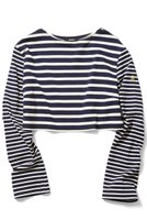 【アロー/aLORS】のHaut mariniere【a】 人気、トレンドファッション・服の通販 founy(ファニー) ファッション Fashion レディースファッション WOMEN トップス・カットソー Tops/Tshirt シャツ/ブラウス Shirts/Blouses ロング / Tシャツ T-Shirts カットソー Cut and Sewn スリーブ Sleeve ロング Long |ID:prp329100004171537