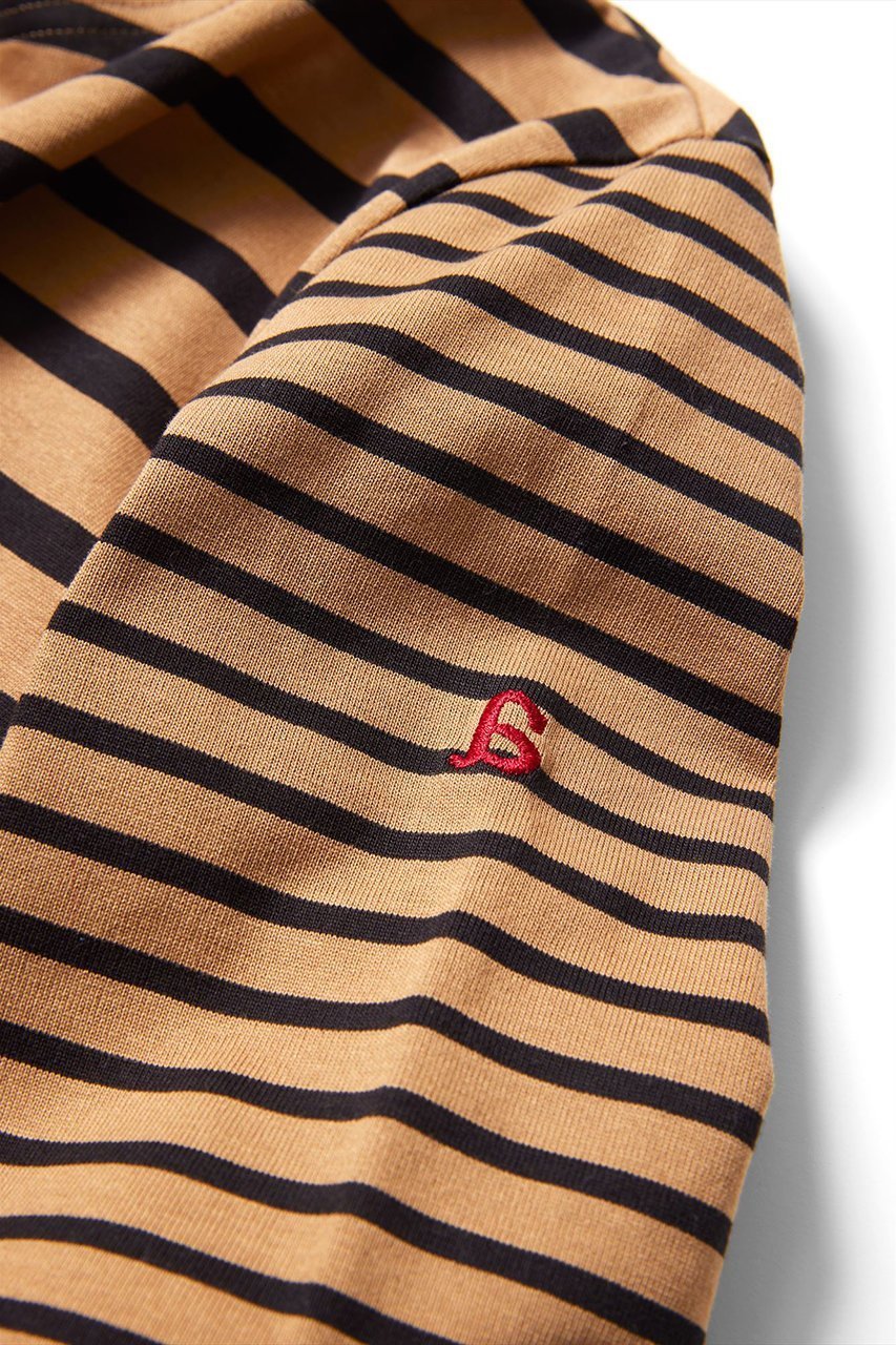 【アロー/aLORS】のHaut mariniere【a】 人気、トレンドファッション・服の通販 founy(ファニー) 　ファッション　Fashion　レディースファッション　Fashion for Women　トップス・カットソー　Cut & Sew Tops　シャツ・ブラウス・オフィスカジュアル　Elegant Blouses & Button-Ups　ロングTシャツ・Tシャツ　Longline T-Shirts & Tees　カットソー・ベーシックTシャツ　Cut-and-Sewn Tops / Stretch Tees & Basics　スリーブ　Sleeve, Long Sleeve / Short Sleeve　デニム　Denim, Jeans Material　ボーダー　Border, Stripe　ロング　Long, Long-Length　other-3|ID: prp329100004171537 ipo3291000000032895553