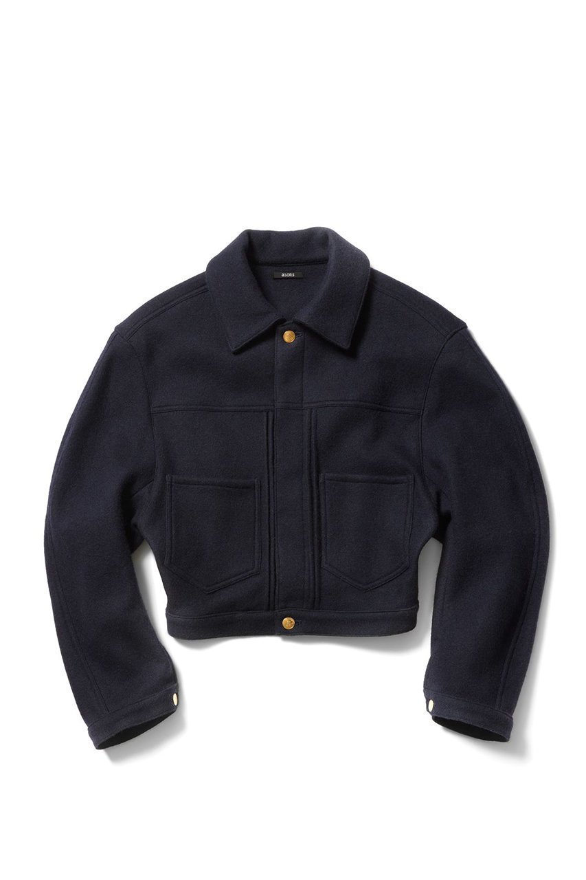 【アロー/aLORS】のBomber cardigan en tricot Cordelia 人気、トレンドファッション・服の通販 founy(ファニー) 　ファッション　Fashion　レディースファッション　Fashion for Women　アウター　Coat / Outerwear Collection　クロップド　Cropped, Short Length　ジャケット　Jacket, Outerwear　デニム　Denim, Jeans Material　 other-1|ID: prp329100004171538 ipo3291000000032940120